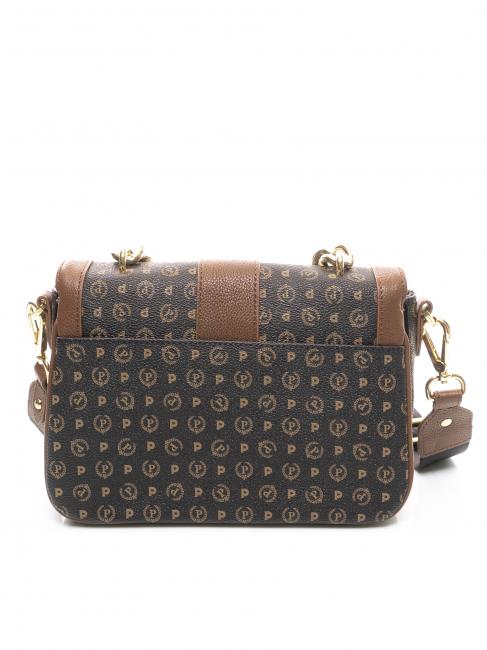 HERITAGE bolsa de hombro negro marrón - Bolsos Mujer