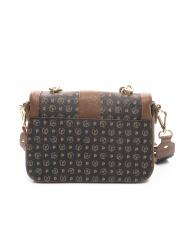POLLINI HERITAGE bolsa de hombro negro marrón - Bolsos Mujer - 4