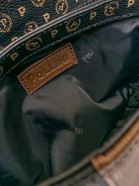 HERITAGE bolsa de hombro negro marrón - Bolsos Mujer