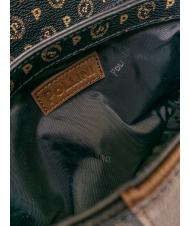 POLLINI HERITAGE bolsa de hombro negro marrón - Bolsos Mujer - 5