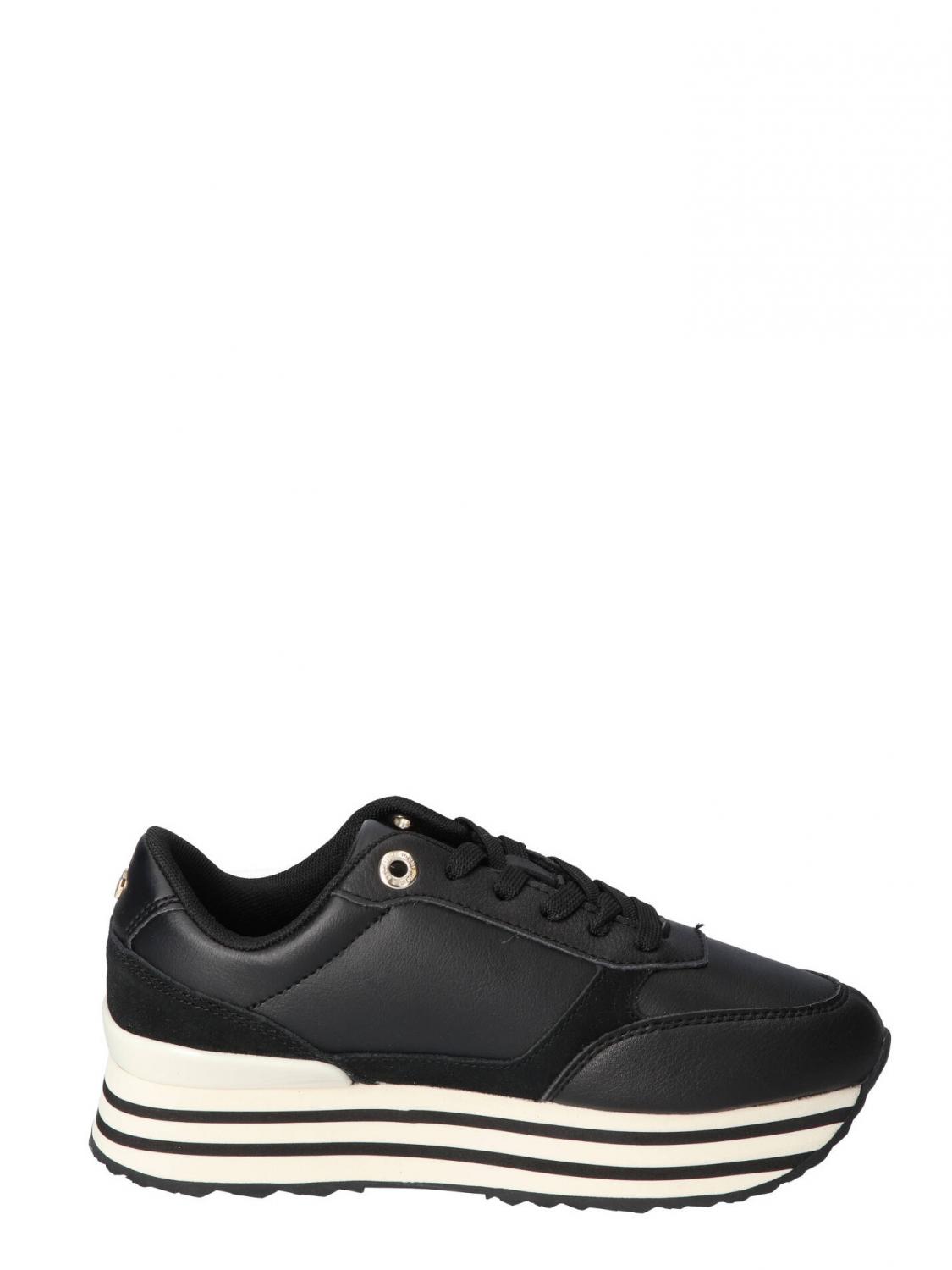 Tommy Hilfiger Platform Zapatillas Altas Mujer Negro - ¡Compra A De Outlet!