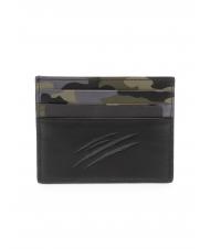 PLEIN SPORT CHICAGO Tarjetero de piel - Carteras Hombre