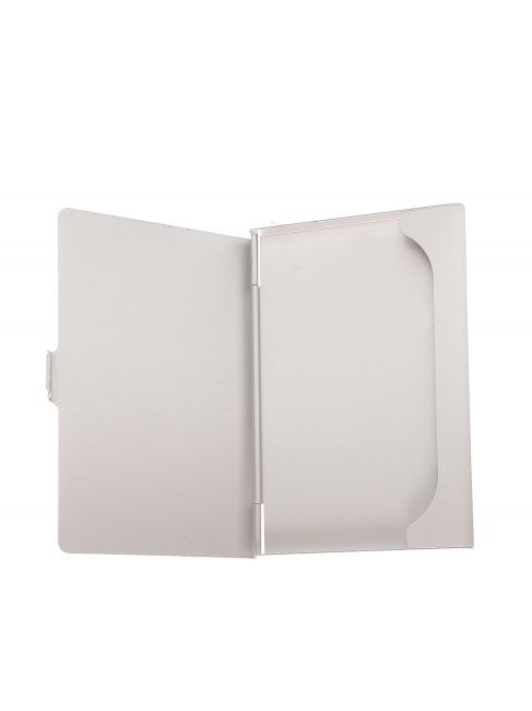 Porta Biglietti da Visita En cuero y aluminio rojo - Carteras Hombre