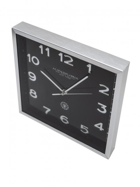 SQUARE reloj de pared negro - Relojes y Despertadores