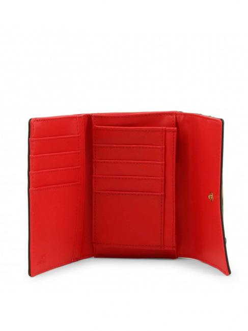 Portafoglio medio logo  rojo - Carteras Mujer