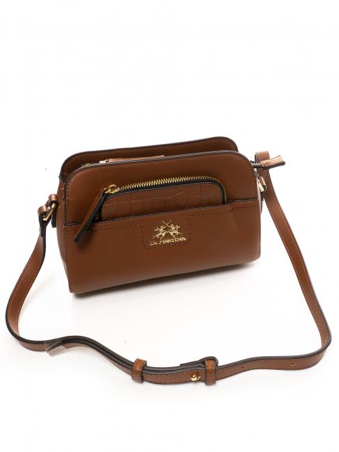 MARIAM Minibolso de hombro bronceado - Bolsos Mujer
