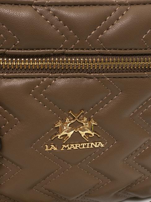 ANGELINA Bandolera plana gris pardo - Bolsos Mujer
