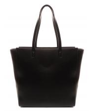 TWINSET LOGO OVAL T FLOREALE Bolsa de la compra flor en forma de t negra / ovalada - Bolsos Mujer - 4