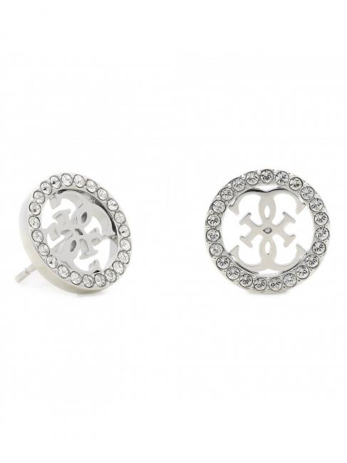 PAVE 4G LOGO STUDS Aretes SILVER - Pendientes