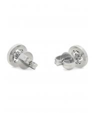 GUESS 4G LOGO CRYSTAL STUD Aretes SILVER - Pendientes - 3