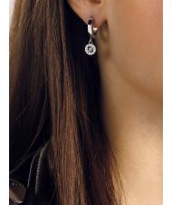 GUESS 4G CHARM AND CRYSTALS HUGGIES Aretes - Pendientes