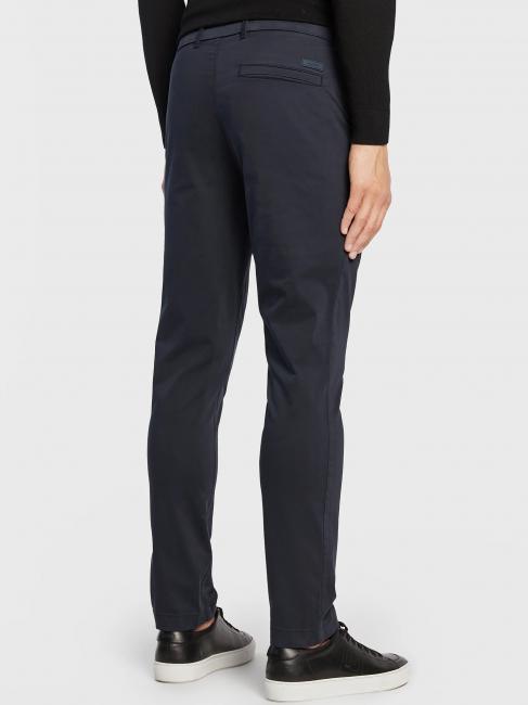 Sateen chino  Pantal&oacute;n de algod&oacute;n, slim fit Calvin Navy - Pantalones