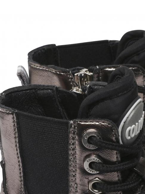 CONNOR Rock Botitas de bebe Plateado oscuro - Zapatos de beb&eacute;