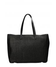 ERMANNO SCERVINO GIOVANNA Straw Bolsa de la compra negro - Bolsos Mujer - 2