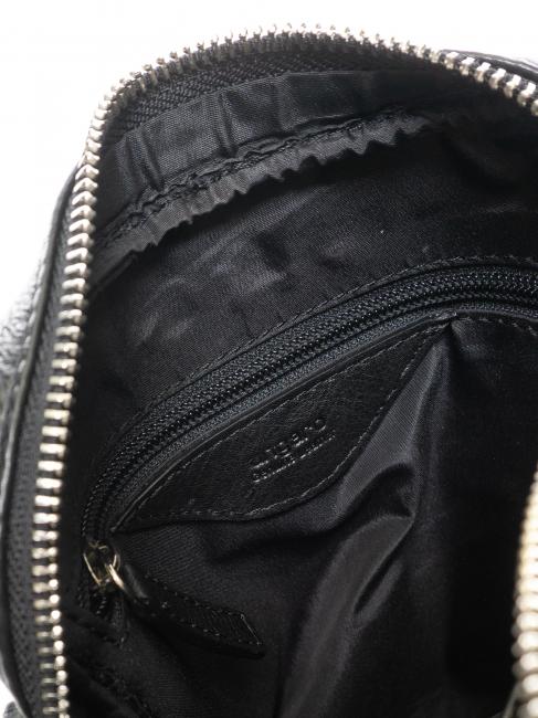 TECH Bolso de cuero negro - Bandoleras Hombre