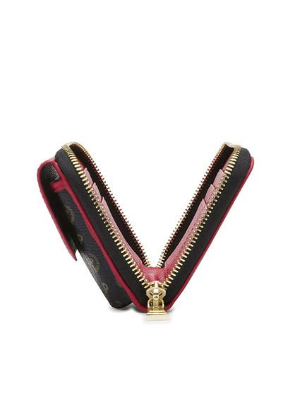 HERITAGE  Cartera grande con bolsillo laca negra - Carteras Mujer