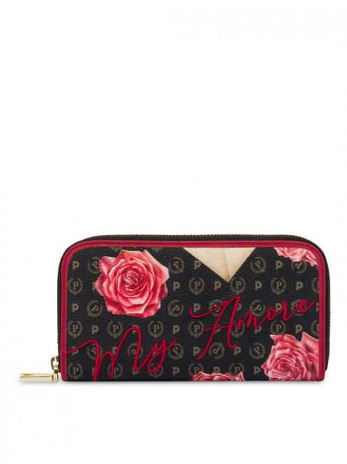 HERITAGE MY AMOR Cartera grande con cremallera negro - Carteras Mujer