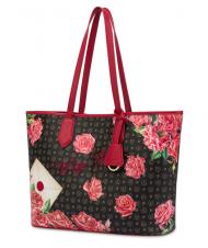 POLLINI HERITAGE MY AMOR Bolsa de la compra negro - Bolsos Mujer - 2