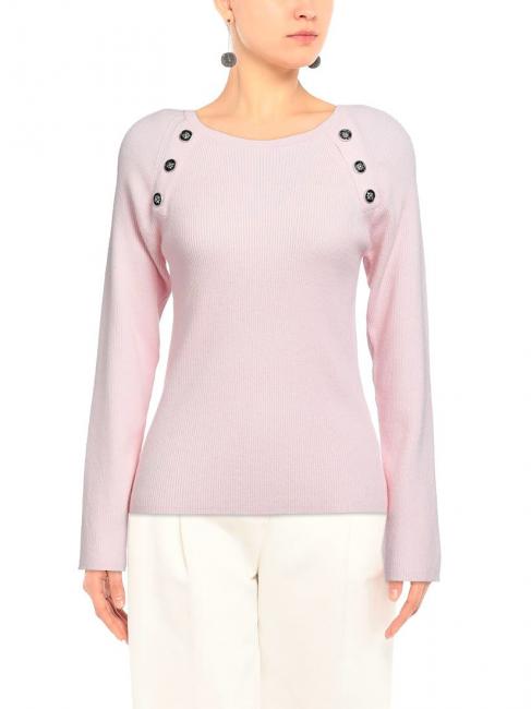 KHALED Jersey con botones rosado - Su&eacute;teres de mujer