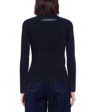 JOHN RICHMOND DESTINYS Jersey de cuello alto con botones azul - Su&eacute;teres de mujer - 3