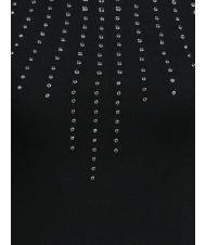 JOHN RICHMOND LENNON Abrigo de cuello alto negro - Su&eacute;teres de mujer - 4