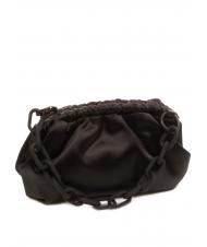 TRUSSARDI THALIA FRAME Clutch peque&ntilde;o de raso NEGRO - Bolsos Mujer - 2