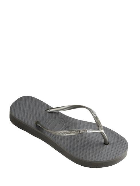 SLIM FLATFORM SLIM FLATFORM Chanclas de mujer acero / gris - Zapatos Mujer