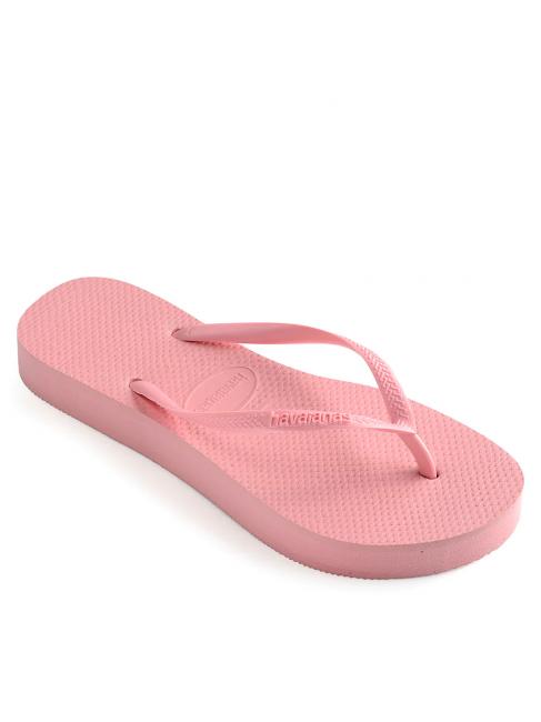 SLIM FLATFORM SLIM FLATFORM Chanclas de mujer rosa macarr&oacute;n - Zapatos Mujer