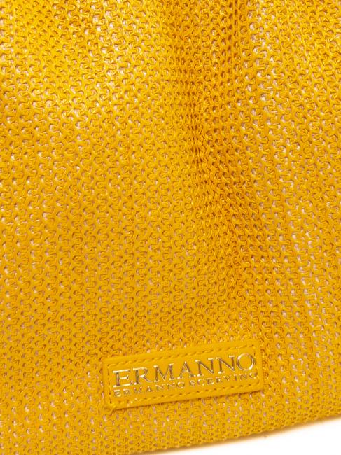 GIOVANNA Straw Bolsa de la compra amarillo - Bolsos Mujer