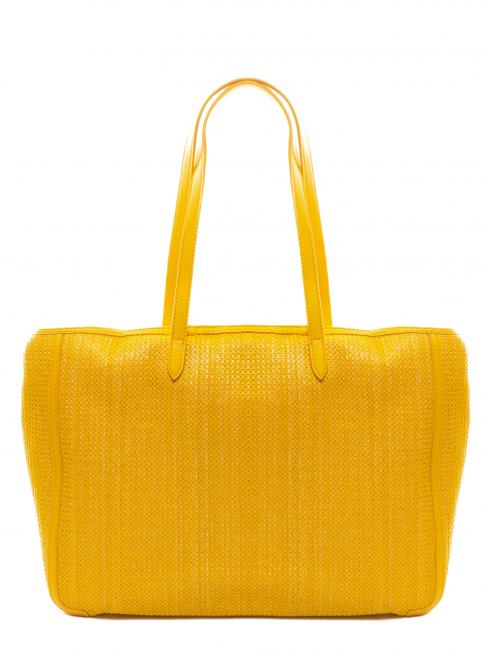 GIOVANNA Straw Bolsa de la compra amarillo - Bolsos Mujer