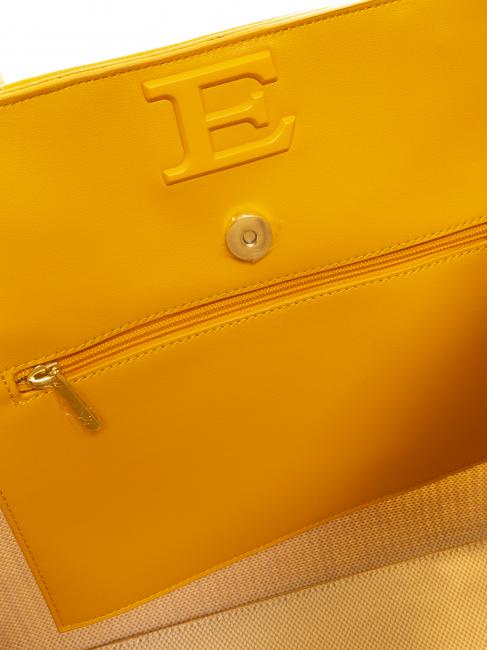 GIOVANNA Straw Bolsa de la compra amarillo - Bolsos Mujer