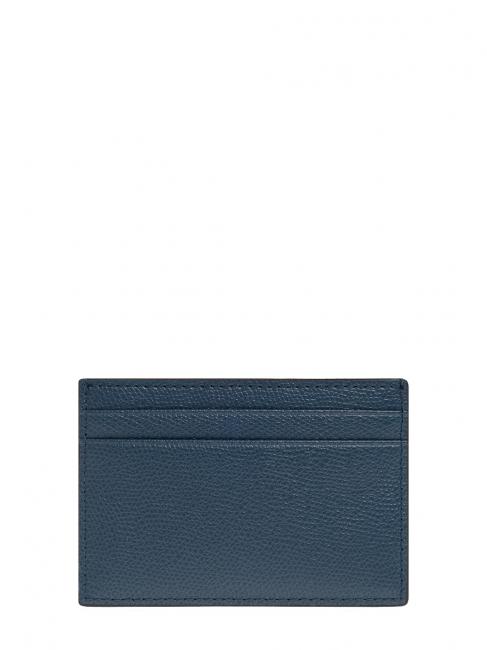 CAMELIA Tarjetero de piel arrendajo azul - Carteras Mujer