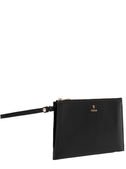 CAMELIA Cartera de cuero negro - Bolsos Mujer