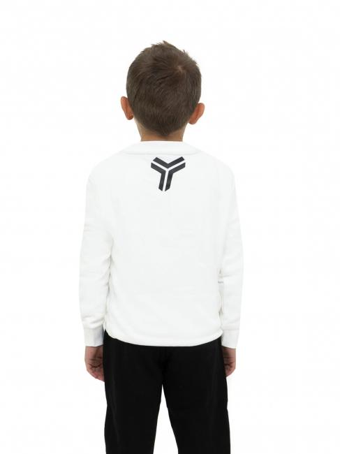 HEEP Conjunto sudadera y pantal&oacute;n blanco roto / negro - Ch&aacute;ndales para ni&ntilde;os