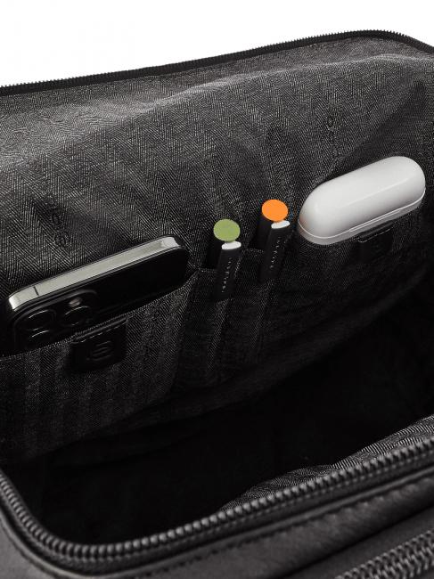 CHARLIE Mochila para portátil de 15,6", en piel negro - Mochilas para portátil