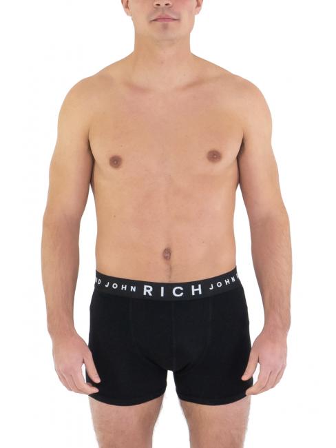MIRKHY Set de 3 b&oacute;xers con logo en contraste negro - Calzoncillos de hombre