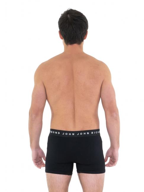 MIRKHY Set de 3 b&oacute;xers con logo en contraste negro - Calzoncillos de hombre