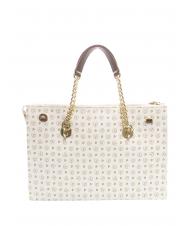 POLLINI Heritage Classic Bolso shopper de mano, con bandolera marfil / marr&oacute;n - Bolsos Mujer - 4
