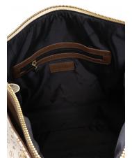 POLLINI Heritage Classic Bolso shopper de mano, con bandolera marfil / marr&oacute;n - Bolsos Mujer - 5