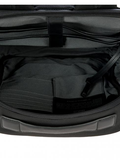 MONZA Mochila expandible para pc de 14" con USB negro Negro - Mochilas para port&aacute;til