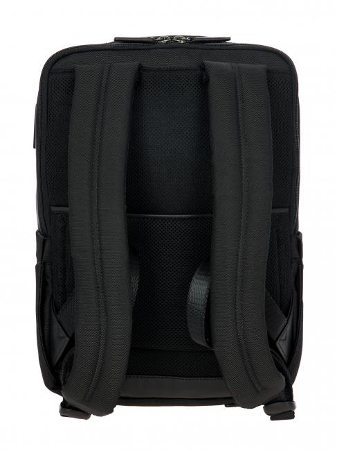 MONZA Mochila expandible para pc de 14" con USB negro Negro - Mochilas para port&aacute;til