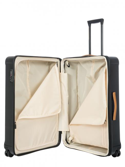 CAPRI Carro grande con puerto USB negro - Trolley Rígidos