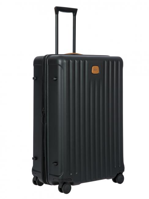 CAPRI Carro grande con puerto USB negro - Trolley Rígidos