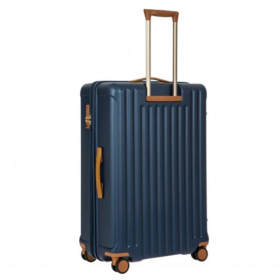 CAPRI Carro grande con puerto USB azul - Trolley Rígidos