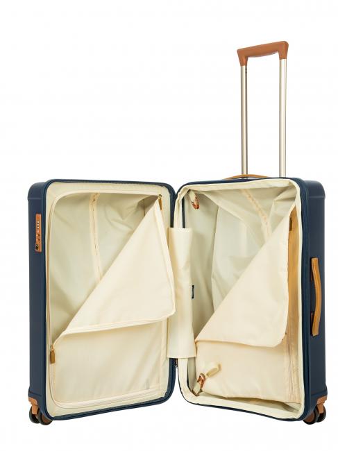 CAPRI Trolley mediano con puerto USB azul - Trolley Rígidos