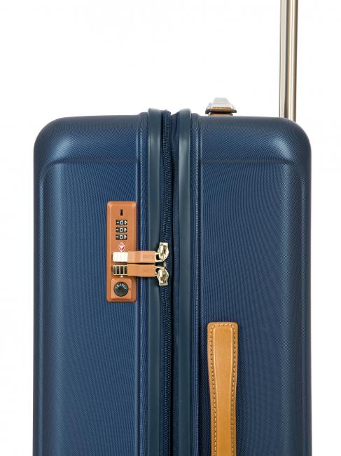 CAPRI Trolley mediano con puerto USB azul - Trolley Rígidos