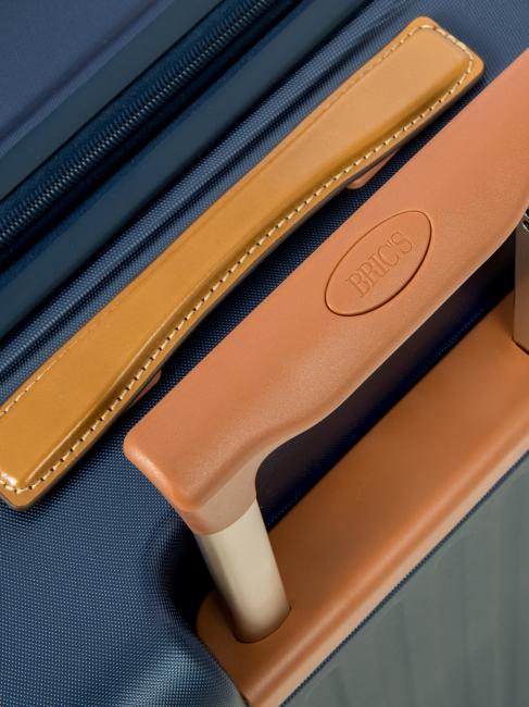 CAPRI Trolley mediano con puerto USB azul - Trolley Rígidos