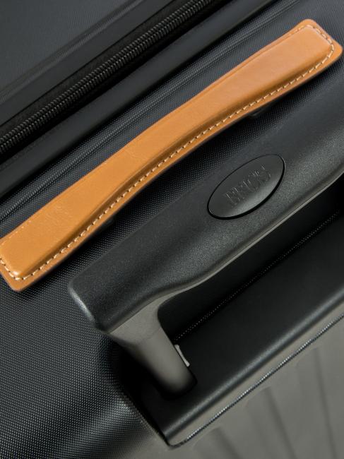 CAPRI Trolley mediano con puerto USB negro - Trolley Rígidos