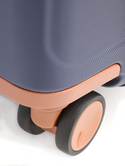 CAPRI Equipaje de mano con puerto USB azul - Equipaje de mano