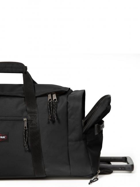 LEATHERFACE M + Maleta trolley mediana NEGRO - Trolley Semirrígidos